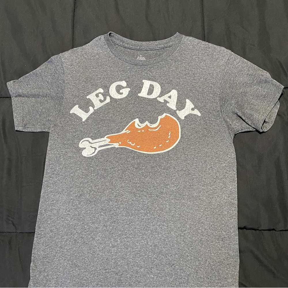 Heather Gray “Leg Day” T Shirt
